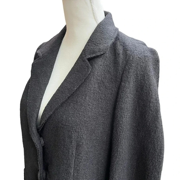 J.Jill Black Wool/Viscose Blend Blazer Size X-Small - Picture 6 of 15